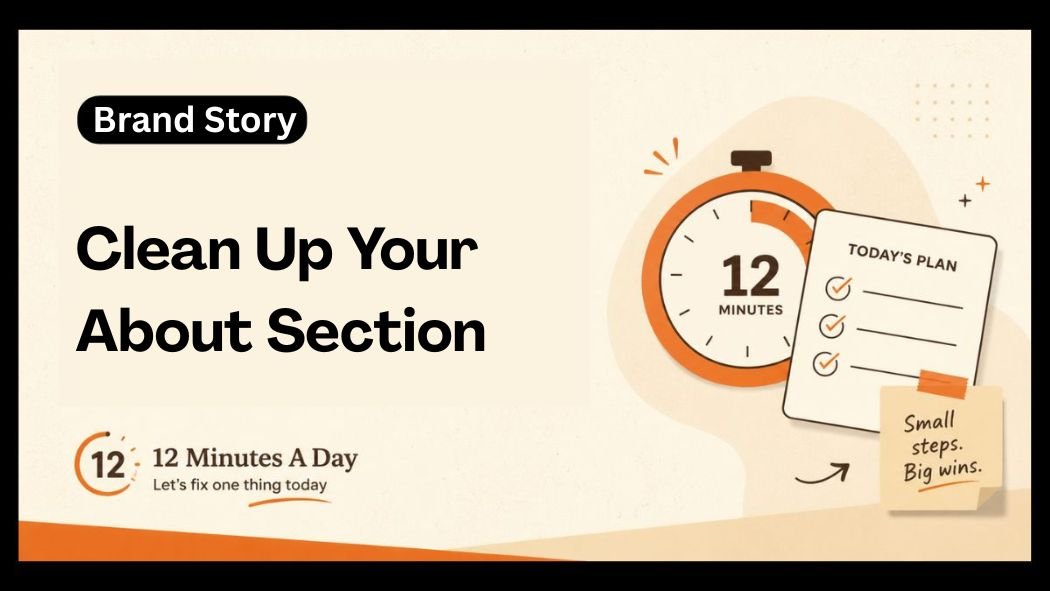 Clean Up Your About Section