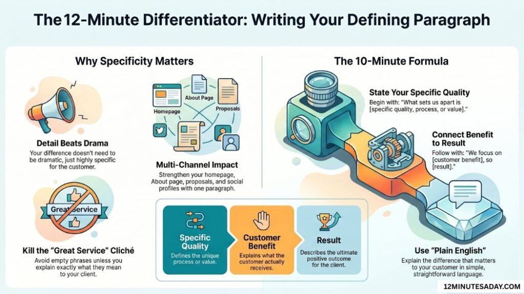 Write One “What We Do” Paragraph