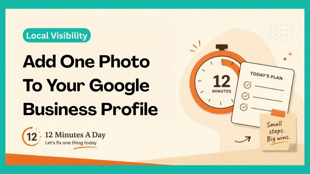 Add One Photo To Your Google Business Profile