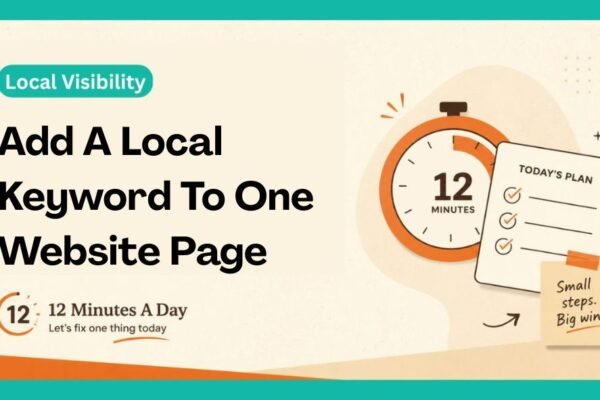 Add a Local Keyword to One Website Page