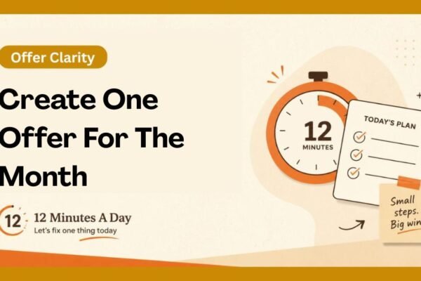 Create One Offer for the Month