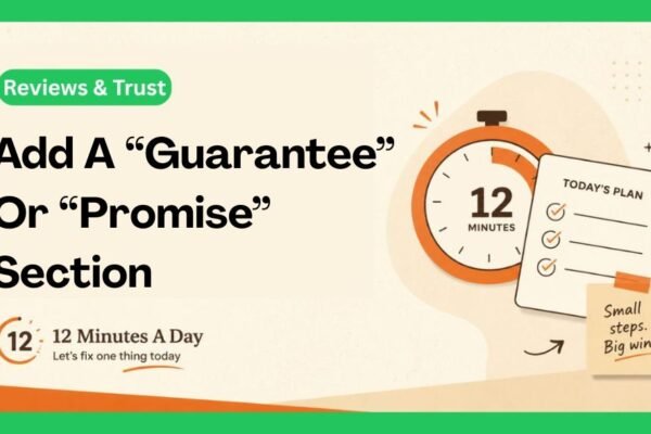 Add A “Guarantee” Or “Promise” Section