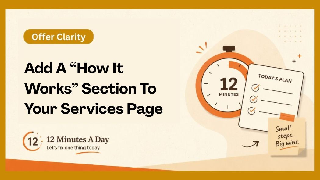 Add A “How It Works” Section To Your Services Page