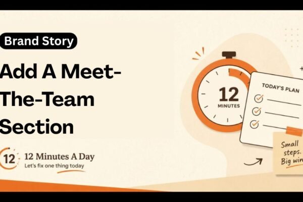 Add A Meet-The-Team Section