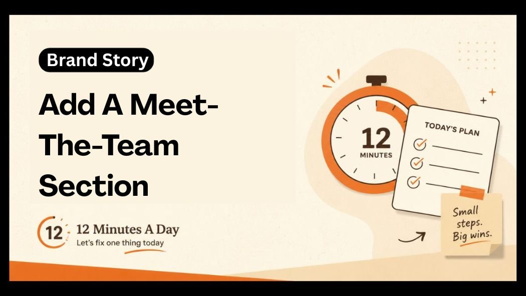Add A Meet-The-Team Section