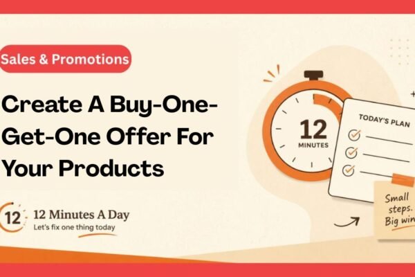 Create A Buy-One-Get-One Offer For Your Products