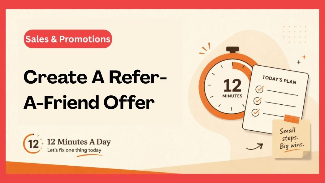 Create A Refer-A-Friend Offer