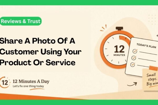 Share A Photo Of A Customer Using Your Product Or Service