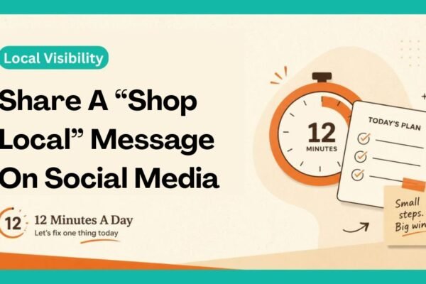 Share A “Shop Local” Message On Social Media