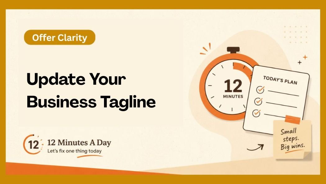 Update Your Business Tagline