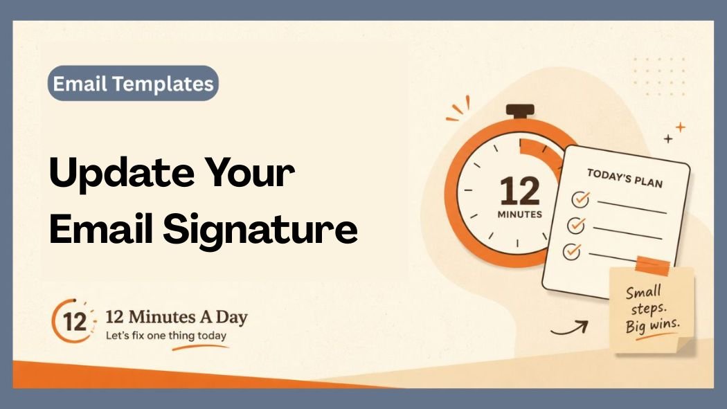 Update Your Email Signature