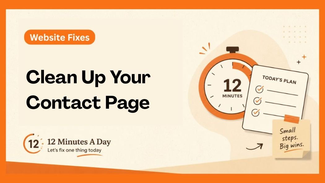 Clean Up Your Contact Page