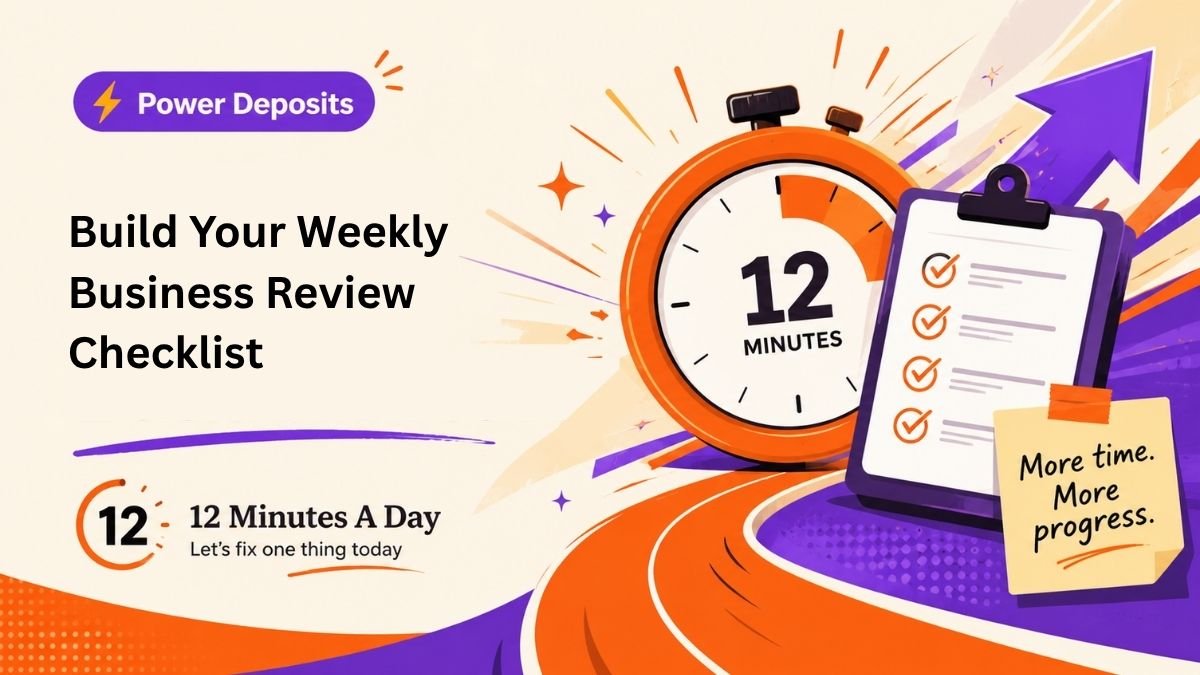 Build Your Weekly Business Review Checklist