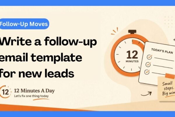 Write A Follow-Up Email Template For New Leads