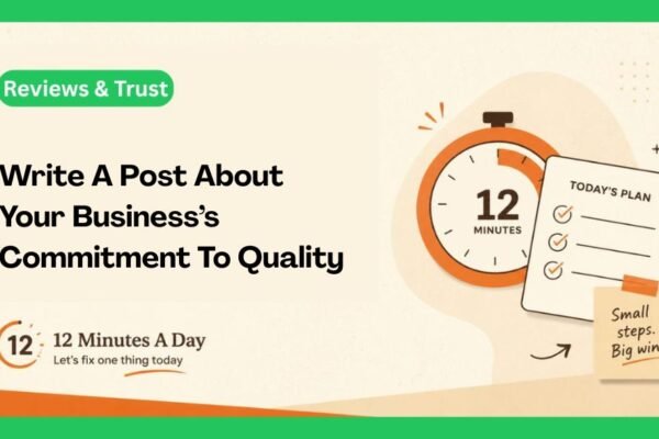 Write A Post About Your Business’s Commitment To Quality