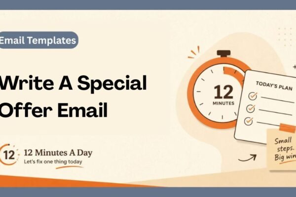 Write A Special Offer Email